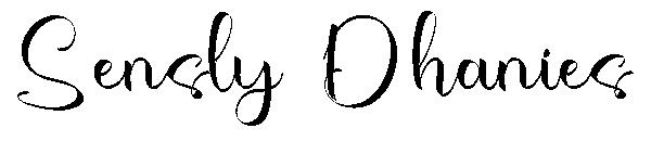 Sensly Dhanies字体
