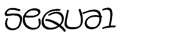 Sequal字体