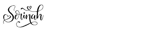 Serinah字体