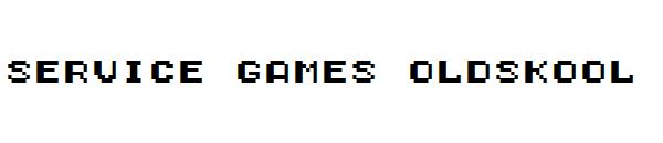 Service Games Oldskool字体