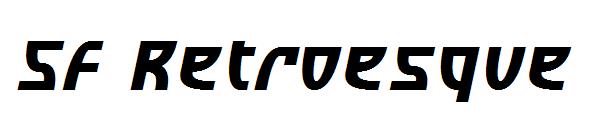 SF Retroesque字体