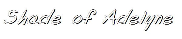 Shade of Adelyne字体
