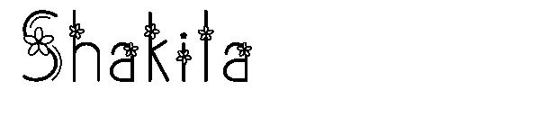Shakila字体