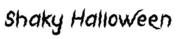 Shaky Halloween字体