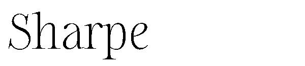 Sharpe字体