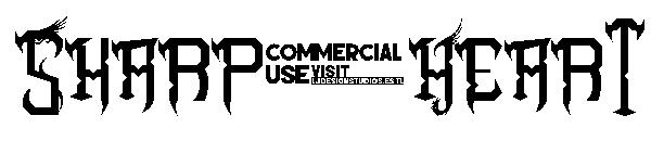 Sharp Heart字体