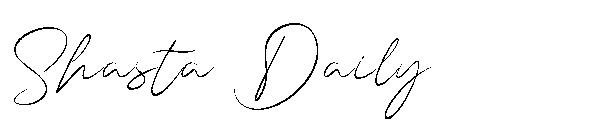 Shasta Daily字体