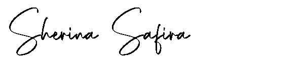 Sherina Safira字体