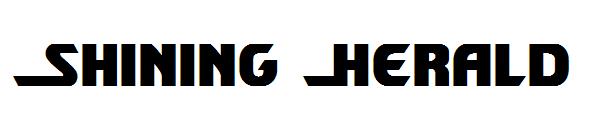 Shining Herald字体
