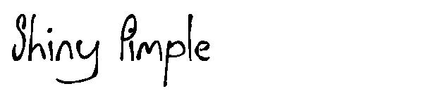 Shiny Pimple字体