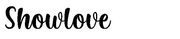 Showlove字体
