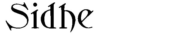 Sidhe字体