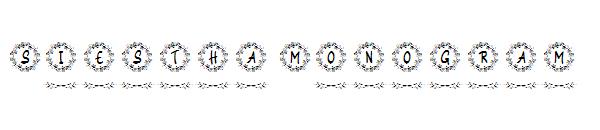 Siestha Monogram字体