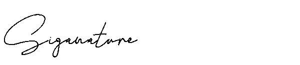 Siganature字体