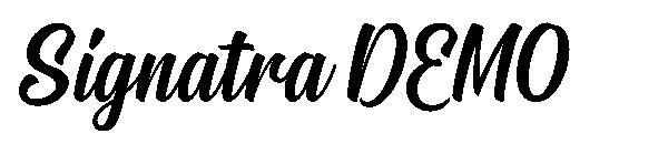 Signatra DEMO字体