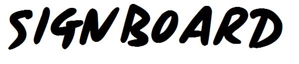 Signboard字体