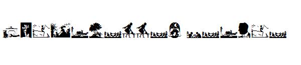 Silhouetten People字体