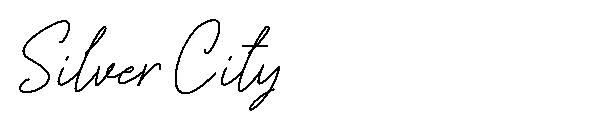 Silver City字体
