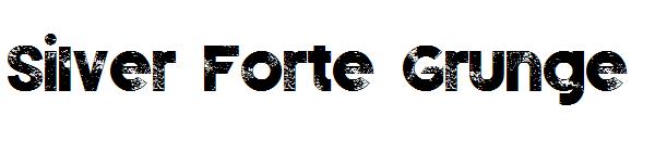 Silver Forte Grunge字体