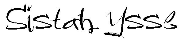 Sistah Ysse字体
