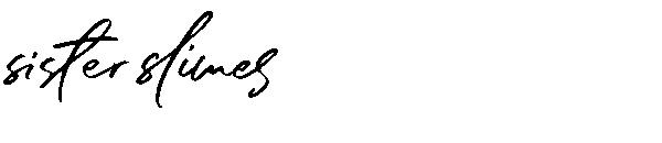 sister slimes字体