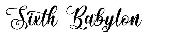 Sixth Babylon字体