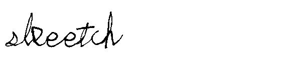 skeetch字体