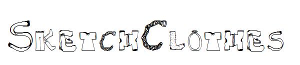 SketchClothes字体