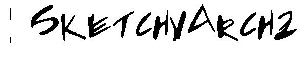 SketchyArch2字体
