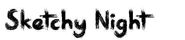 Sketchy Night字体