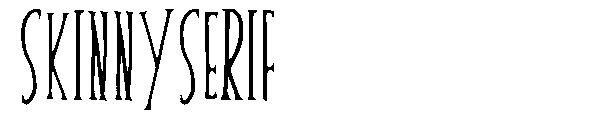 skinnyserif字体