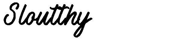 Sloutthy字体