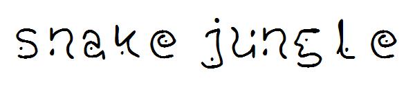 snake jungle字体