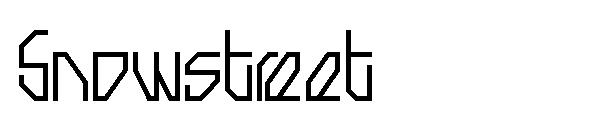 Snowstreet字体