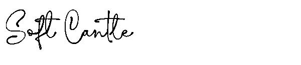 Soft Cantle字体