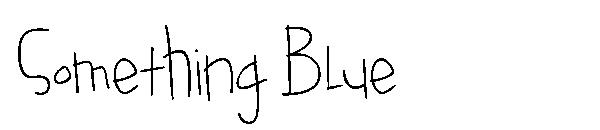 Something Blue字体