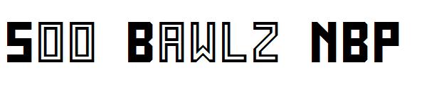 Soo Bawlz NBP字体