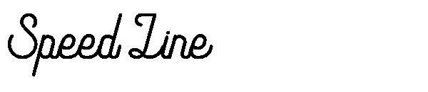 Speed Line字体