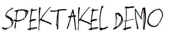 Spektakel DEMO字体