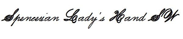Spencerian Lady's Hand SW字体