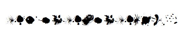 Split splat splodge字体