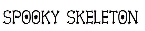 Spooky Skeleton字体