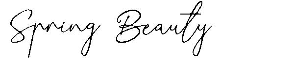 Spring Beauty字体