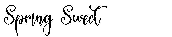 Spring Sweet字体