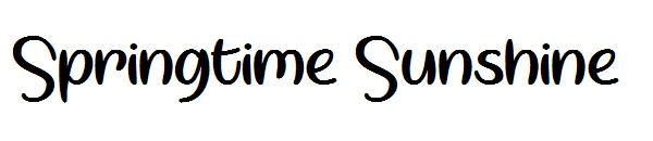 Springtime Sunshine字体