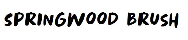 Springwood Brush字体