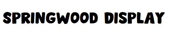 Springwood Display字体