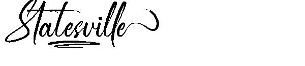 Statesville字体