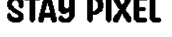 Stay Pixel字体