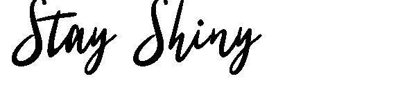 Stay Shiny字体